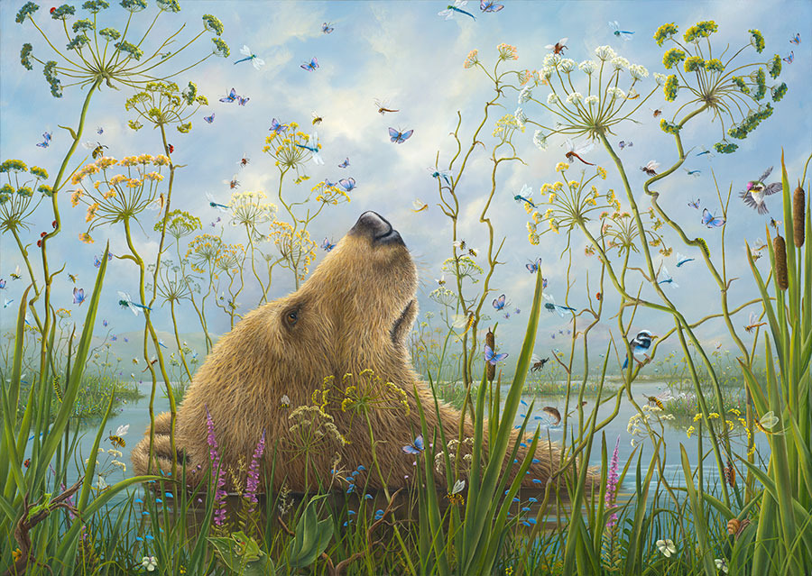 Artist Robert Bissell Limited Edition Giclee on Canvas