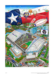 Charles Fazzino Art Charles Fazzino Art MLB 2024 All-Star Game: Texas (PR)