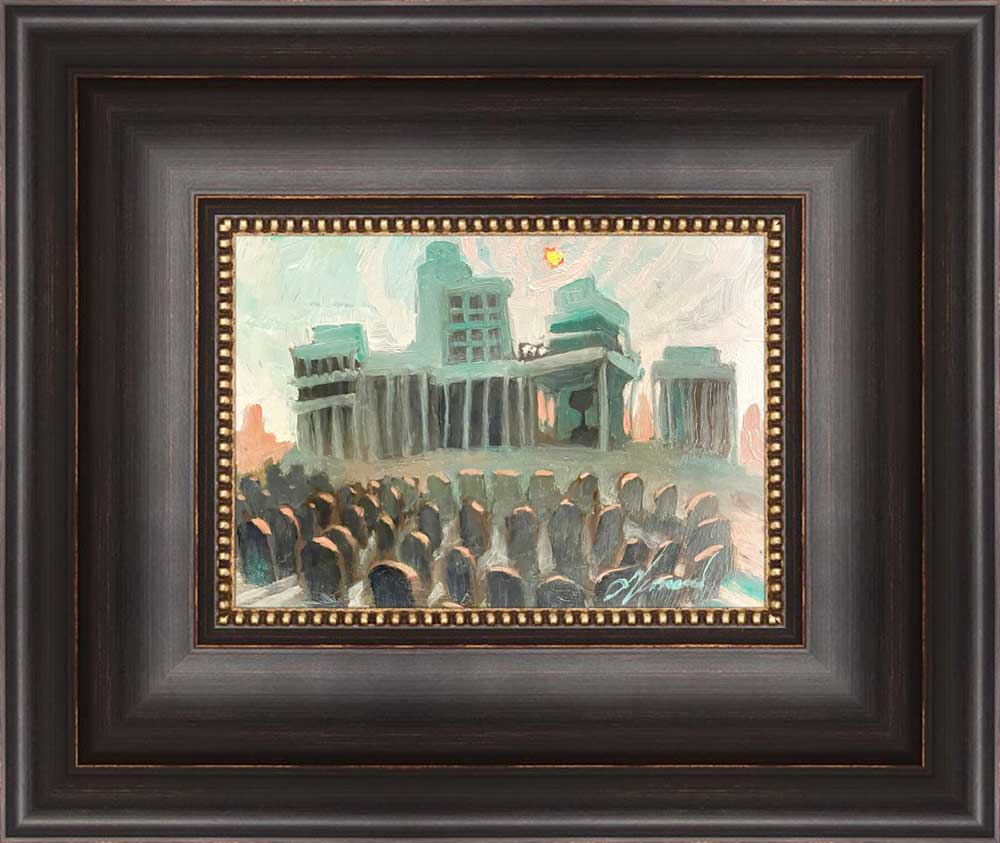 Gabe Leonard Welcome To Town (Genesis Original) (Framed)