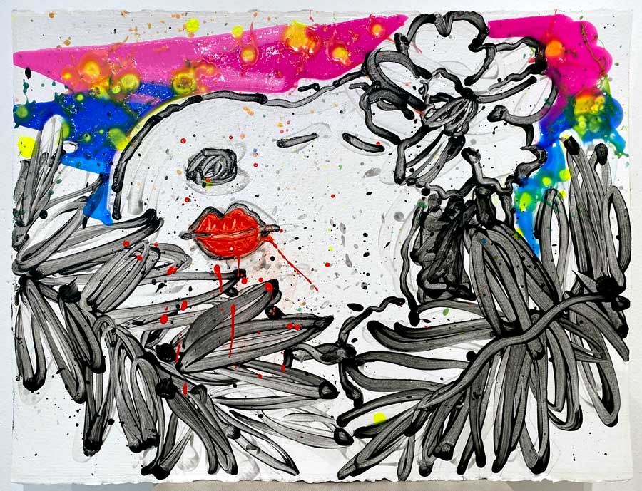 Tom Everhart The Palm 6:03pm (Original) (Framed)