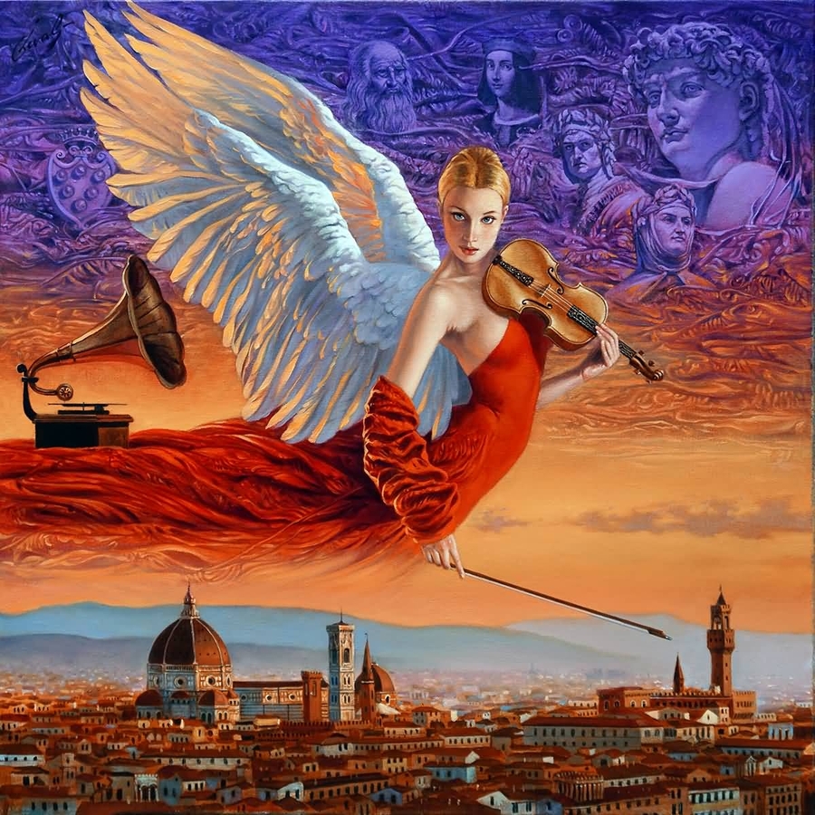 Michael Cheval Angel of Florence (SN) (Metal)