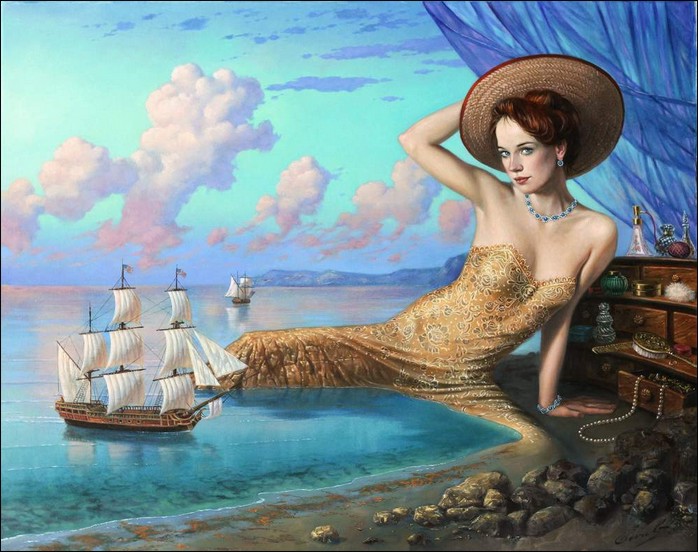 Michael Cheval Mirror of Reminiscence (Mini Print)