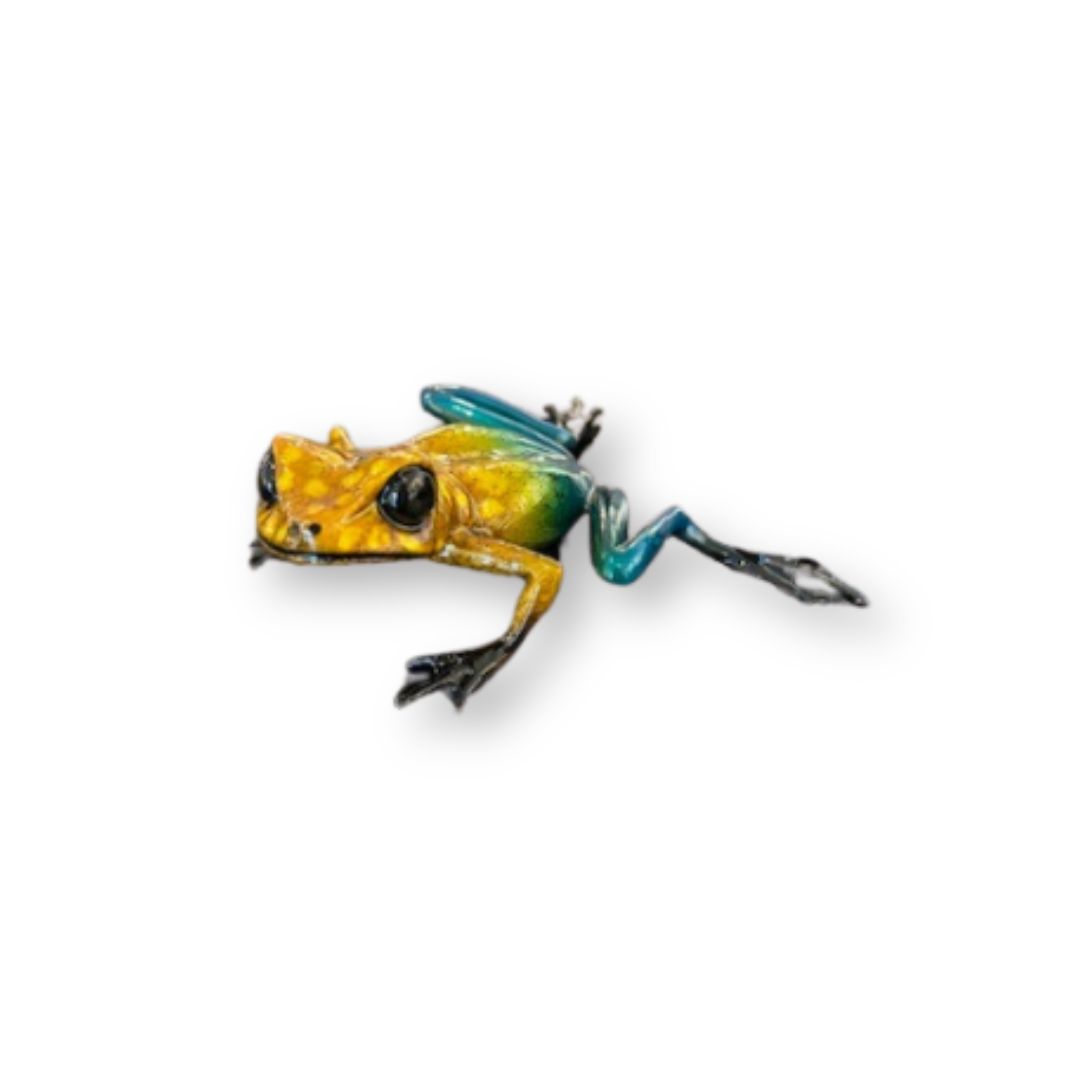 Carlos and Albert Frog Trio (Medium) (Yellow & Blue)