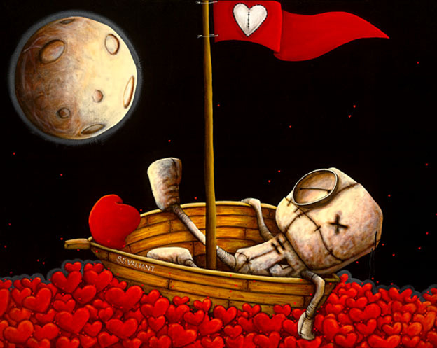 Fabio Napoleoni Afloat on Waves of Desire (AP) Canvas